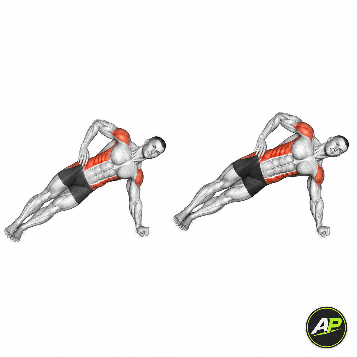 Bodyweight Side Plank Hip Lift